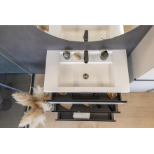 Kolpa HARMONY Schrank mit Waschbecken (stehend auf Füßen) OUHF 90 LG