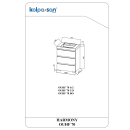 Kolpa HARMONY Schrank mit Waschbecken (stehend auf...