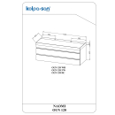 Kolpa NAOMI Schrank mit Waschbecken OUN 120 DC