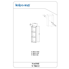 Kolpa NAOMI Offener Schrank N 700/13 NW