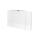 Kolpa OXANA Spiegelschrank mit LED-Leuchte TOO 100 WH - LED, SW, S