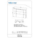 Kolpa OXANA Spiegelschrank mit LED-Leuchte TOO 100 ACACIA...