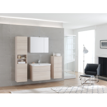 Kolpa OXANA Spiegelschrank mit LED-Leuchte TOO 80 ACACIA LIGHT - LED, SW, S