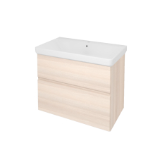 Kolpa OXANA Schrank mit Waschbecken OUO 80 ACACIA LIGHT