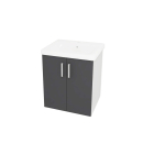 Kolpa EVELIN Schrank mit Waschbecken OUE 55 GRAY/ANT
