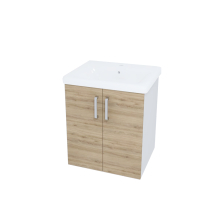 Kolpa EVELIN Schrank mit Waschbecken OUE 55 GRAY/OAK