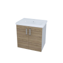 Kolpa EVELIN Schrank mit Waschbecken OUE 65 GRAY/OAK