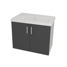 Kolpa EVELIN Schrank mit Waschbecken OUE 80 GRAY/ANT