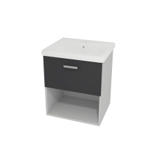 Kolpa EVELIN Schrank mit Waschbecken OUE 55 II GRAY/ANT