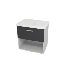 Kolpa EVELIN Schrank mit Waschbecken OUE 65 II GRAY/ANT