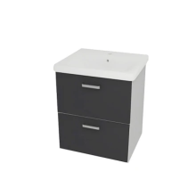 Kolpa EVELIN Schrank mit Waschbecken OUE 55 II/2 GRAY/ANT
