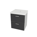 Kolpa EVELIN Schrank mit Waschbecken OUE 55 II/2 GRAY/ANT