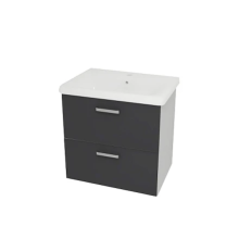 Kolpa EVELIN Schrank mit Waschbecken OUE 65 II/2 GRAY/ANT