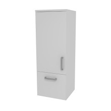 Kolpa EVELIN Schrank mit Tür und Abschlussablage E 1021 WH
