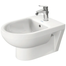 Duravit Wand- Bidet DuraStyle Basic mit Überlauf, 1 Hahnloch, 370x540mm weiß