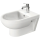 Duravit Wand- Bidet DuraStyle Basic mit Überlauf, 1 Hahnloch, 370x540mm weiß