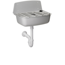 Geberit Publica Ausgussbecken, 450x360x335mm ohne Überlauf, weiß