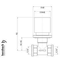 Herzbach DESIGN iX Ventil 2-/3-Wegeumsteller Farbset UP Edelstahl