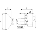 Schlösser Armaturen S-ANSCHLUSS-SET DN20, BEST.AUS...