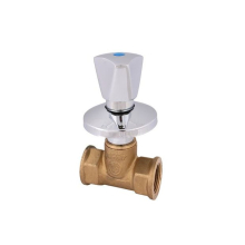 Schlösser Armaturen UP-VENTIL, DREIKANTHAUBENGRIFF DN25, IG 1", MESSING