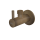alcadrain Eckventil mit einem Filter 1/2"×3/8", Bronze-Antic