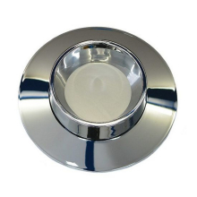 Wasserzähler Abdeckung chrom mit Blinddeckel passend zu Allmess, Minol MB 2/MB 3, Deltamess
