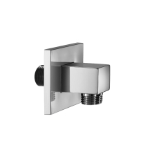 Herzbach LIVING SPA Anschlussbogen eckig Chrom