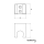 Herzbach LIVING SPA Konuswandhalter eckig starr Chrom