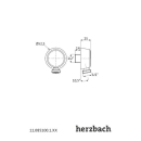 Herzbach LIVING SPA Retro Anschlussbogen Chrom