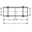 18mm Muffe I/I Kombifitting Frabo DVGW