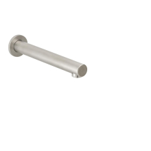 Herzbach DESIGN iX Wandauslauf 210mm rund gerade Edelstahl