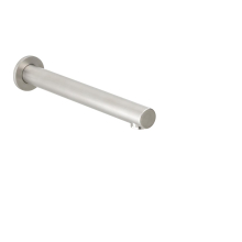 Herzbach DESIGN iX Wandauslauf 240mm rund gerade Edelstahl