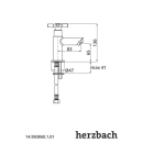 Herzbach STILO Waschtisch-Standventil ohne Ablauf Chrom