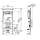 TECElux WC-Modul Bauhöhe 1120mm, Modul 100