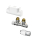 Oventrop Thermostat-Set Multiblock-T Eckform, wei&szlig;