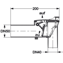 Haas OHA-Sperrwerk Typ 5 DN 50